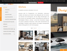 Tablet Screenshot of elementa-kuechen.de
